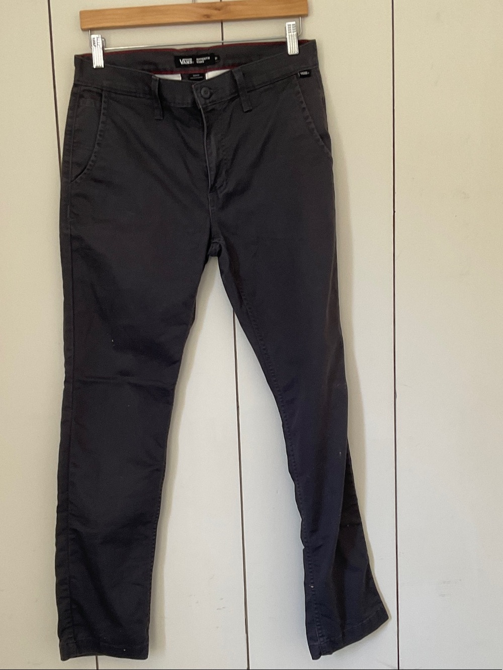 Vans Dark Grey Slim Fit  Chino Pants. Sz 31